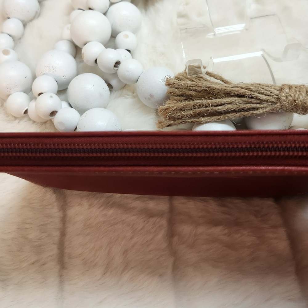 Coach Red Leather Wristlet - Picture 15 of 15